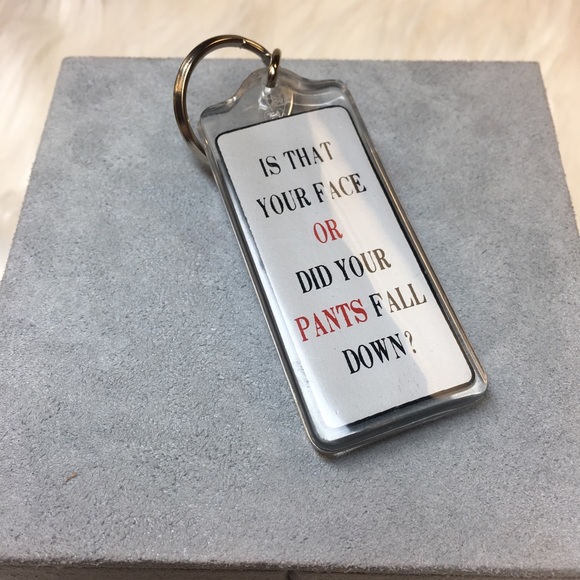 Vintage 80’s NWOT Deadstock Funny Insult Keychain - Picture 3 of 5